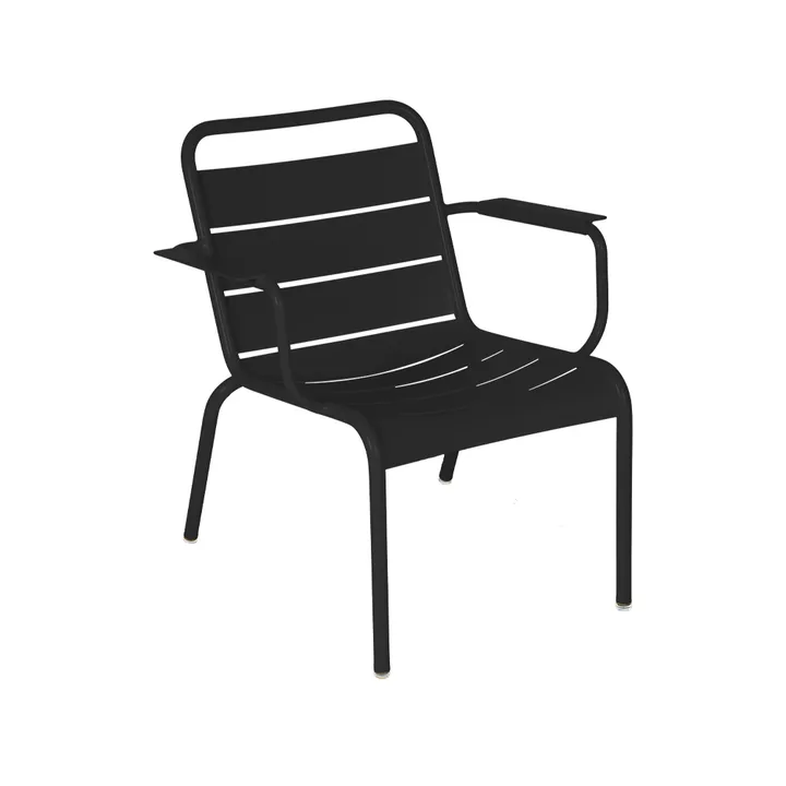 Luxembourg loungestol - Liquorice (svart) - Fermob
