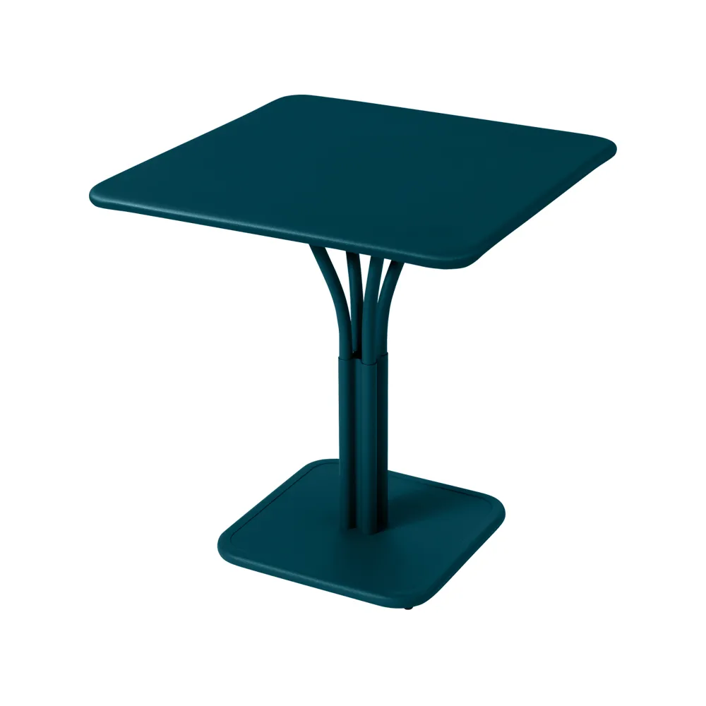 Luxembourg Pedestal bord 71x71 cm, Acapulco blue Fermob