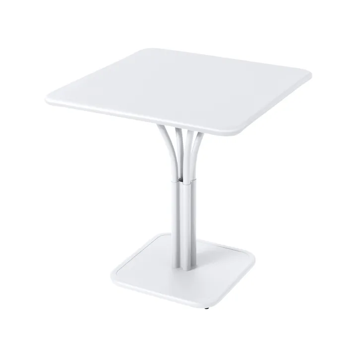Luxembourg Pedestal bord 71x71 cm - Cotton white (hvit) - Fermob