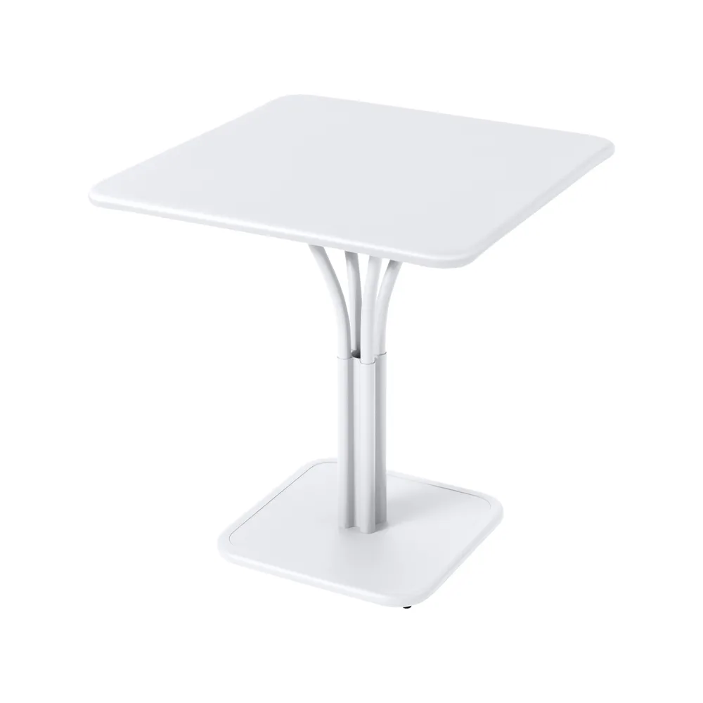 Luxembourg Pedestal bord 71x71 cm, Cotton white Fermob