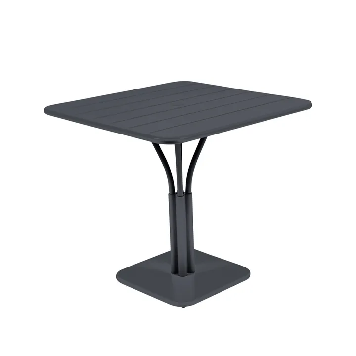Luxembourg Pedestal bord, kvadratisk - Anthracite - Fermob