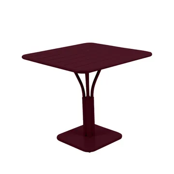 Luxembourg Pedestal bord, kvadratisk - Black cherry - Fermob