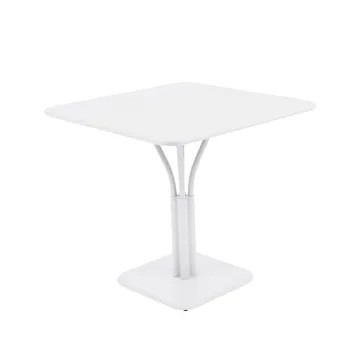 Luxembourg Pedestal bord, kvadratisk - Cotton white - Fermob