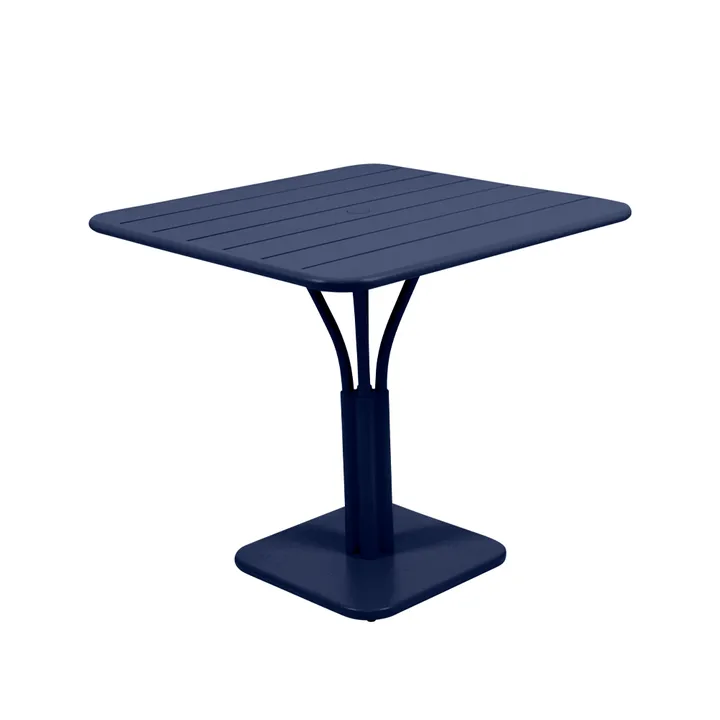 Luxembourg Pedestal bord, kvadratisk - Deep blue - Fermob