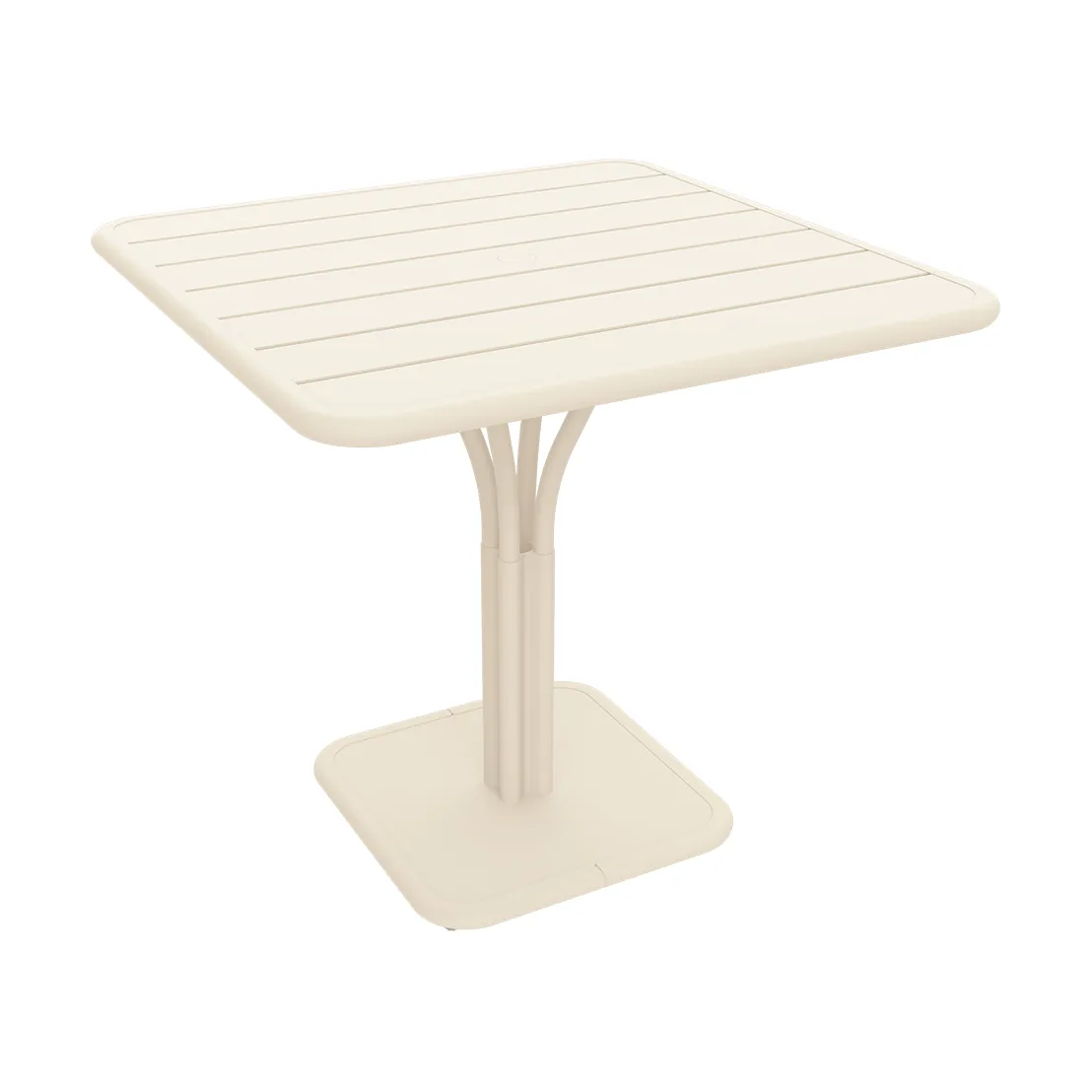 Luxembourg Pedestal bord, kvadratisk, Latte beige (beige) Fermob
