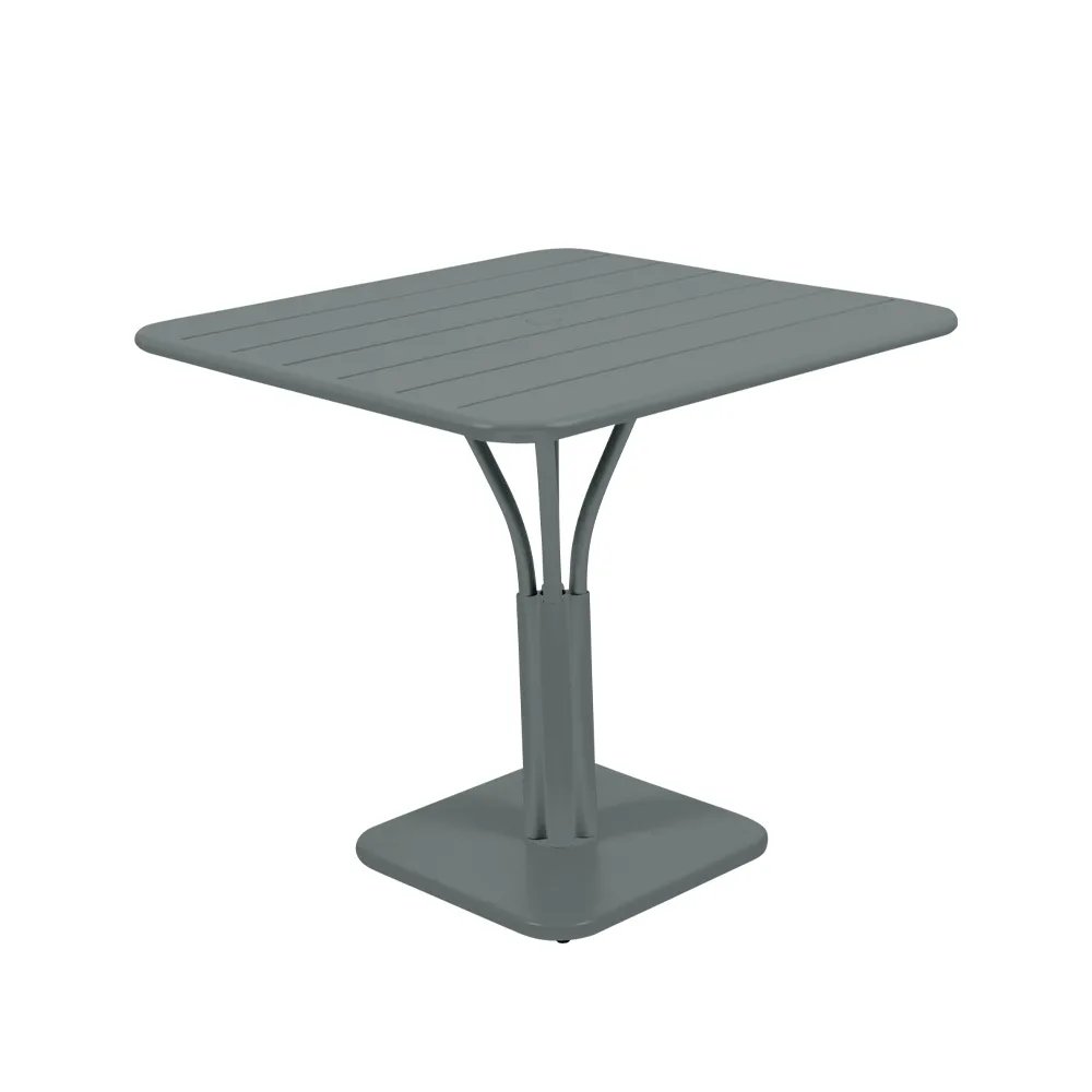 Luxembourg Pedestal bord, kvadratisk, Storm grey Fermob