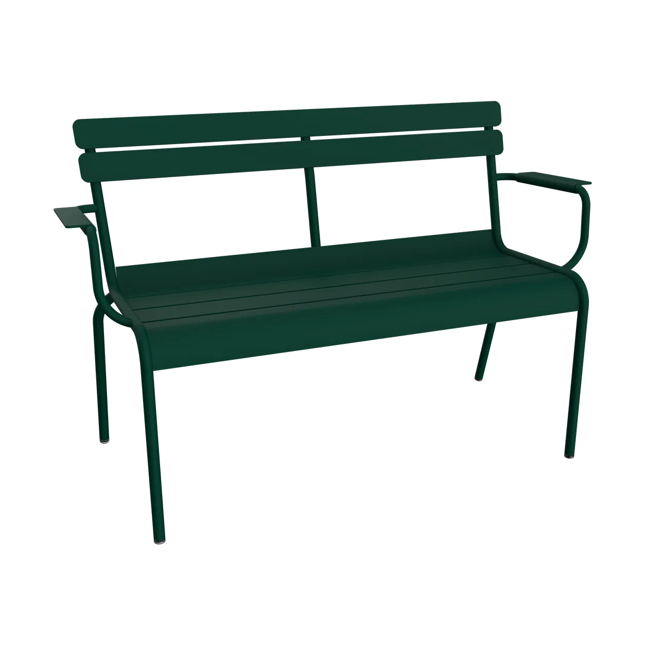 Luxembourg sofa med armlener 131x55,5x86 cm, Cedar green (grønn) Fermob
