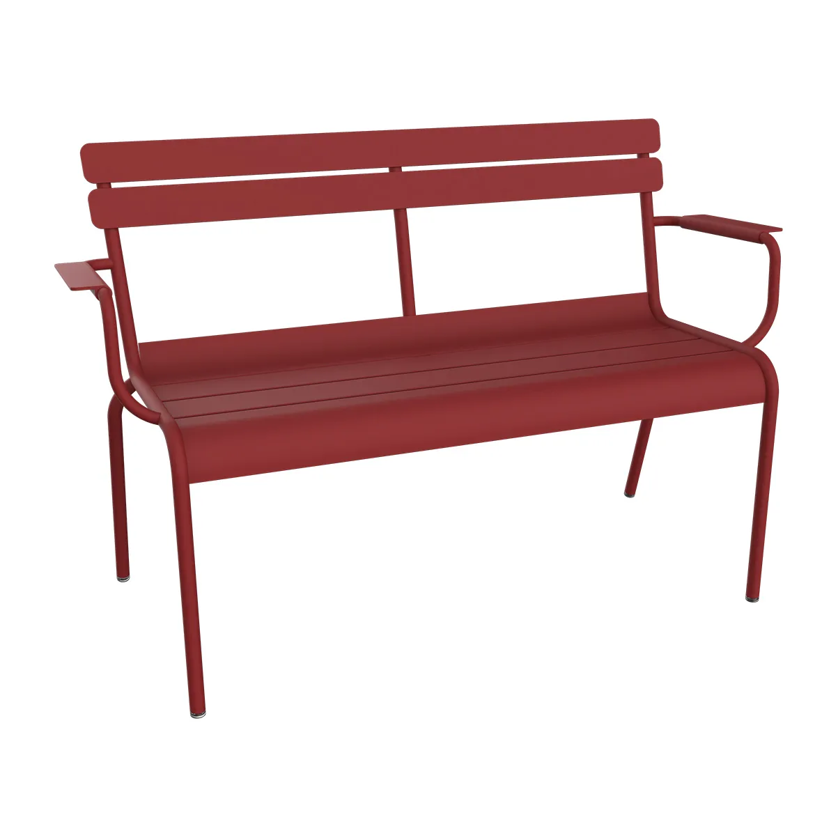 Luxembourg sofa med armlener 131x55,5x86 cm, Chili (rød) Fermob