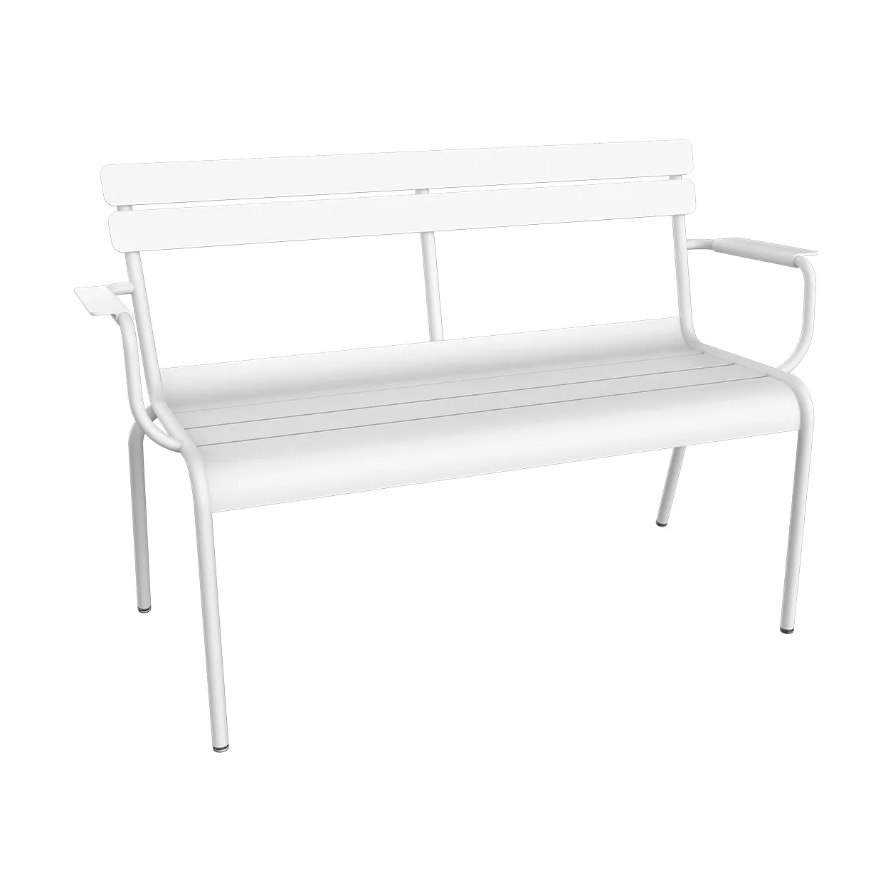 Luxembourg sofa med armlener 131x55,5x86 cm, Cotton white (hvit) Fermob