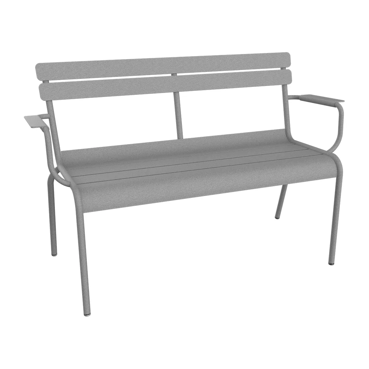 Luxembourg sofa med armlener 131x55,5x86 cm, Lapilli Grey Fermob