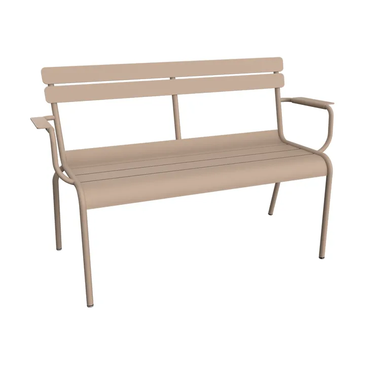 Luxembourg sofa med armlener 131x55,5x86 cm - Nutmeg (beige) - Fermob