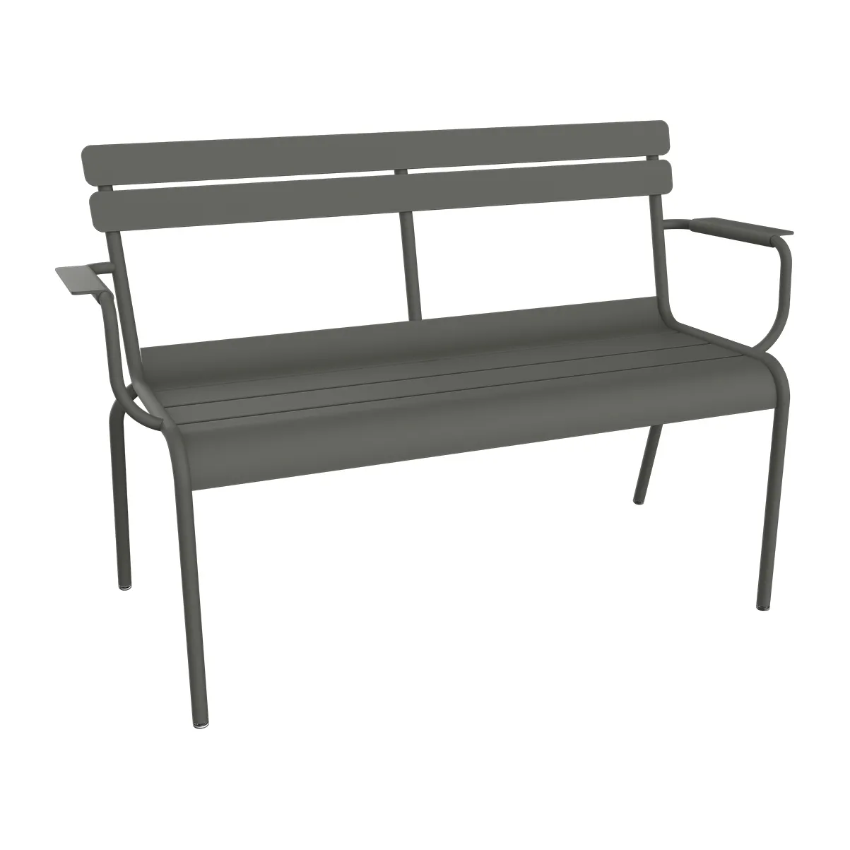 Luxembourg sofa med armlener 131x55,5x86 cm, Rosemary (grønn) Fermob