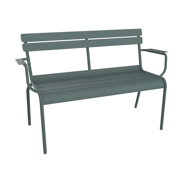 Luxembourg sofa med armlener 131x55,5x86 cm - Storm grey (grå) - Fermob