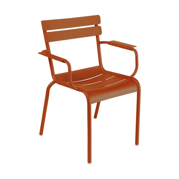 Luxembourg stol med armlener - Candied orange (oransje) - Fermob