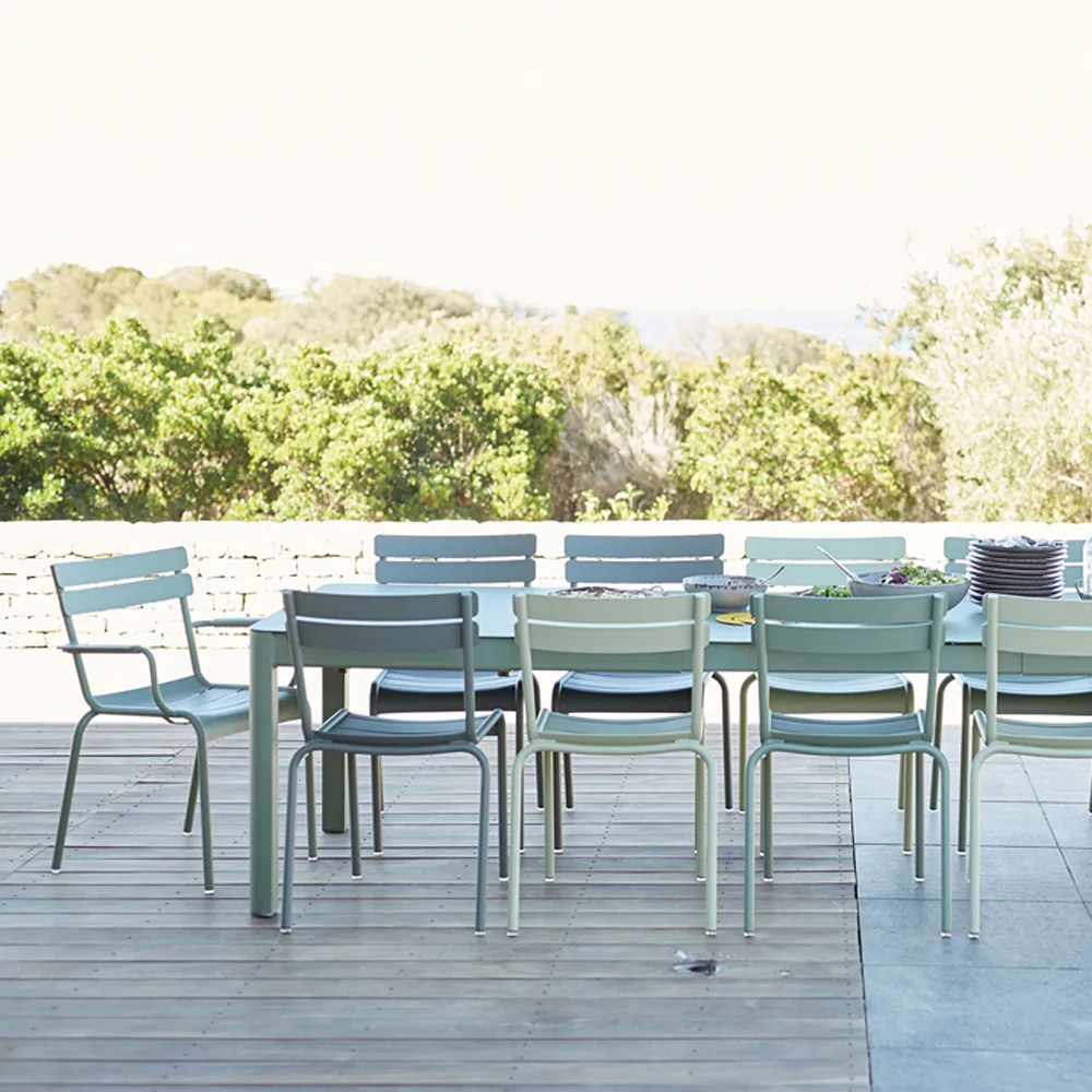 Luxembourg stol med armlener, Honey Fermob