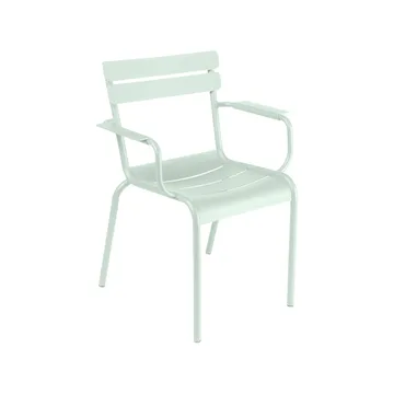 Luxembourg stol med armlener - Ice mint - Fermob