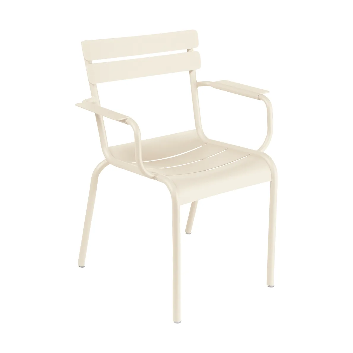 Luxembourg stol med armlener, Latte beige (beige) Fermob