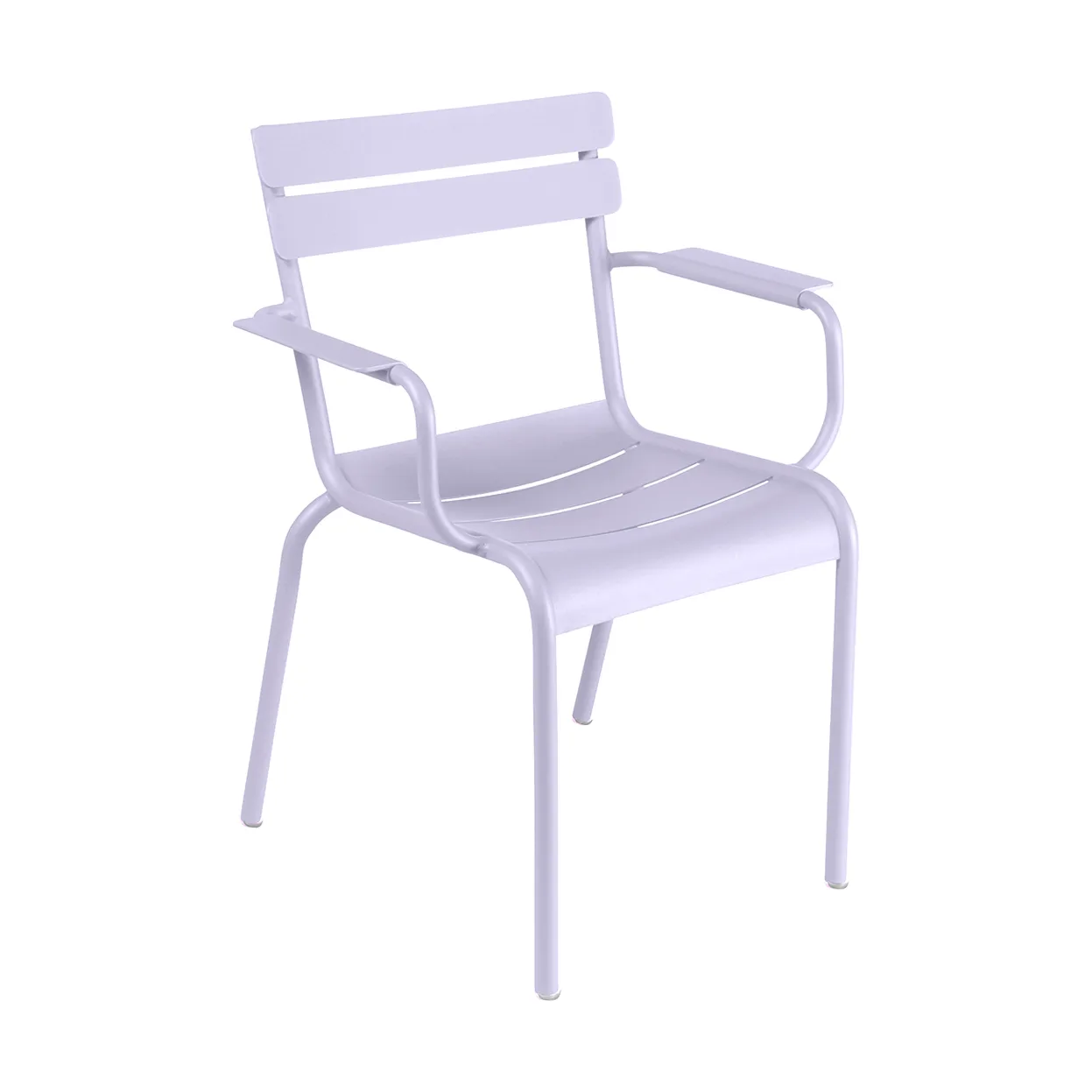 Luxembourg stol med armlener, metall, Marshmallow Fermob