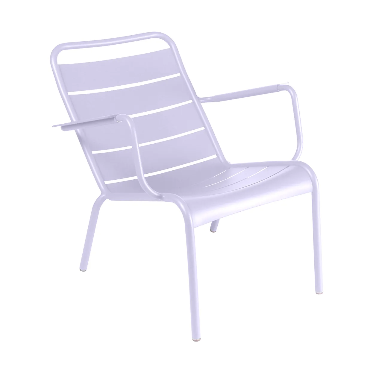 Luxembourg stol med armlener,lav, Marshmallow Fermob