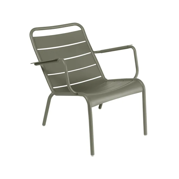 Luxembourg stol med armlener,lav - Rosemary - Fermob