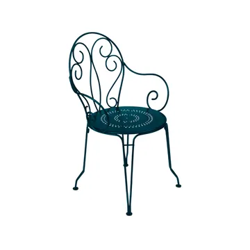 Montmartre stol med armlener - Acapulco blue - Fermob