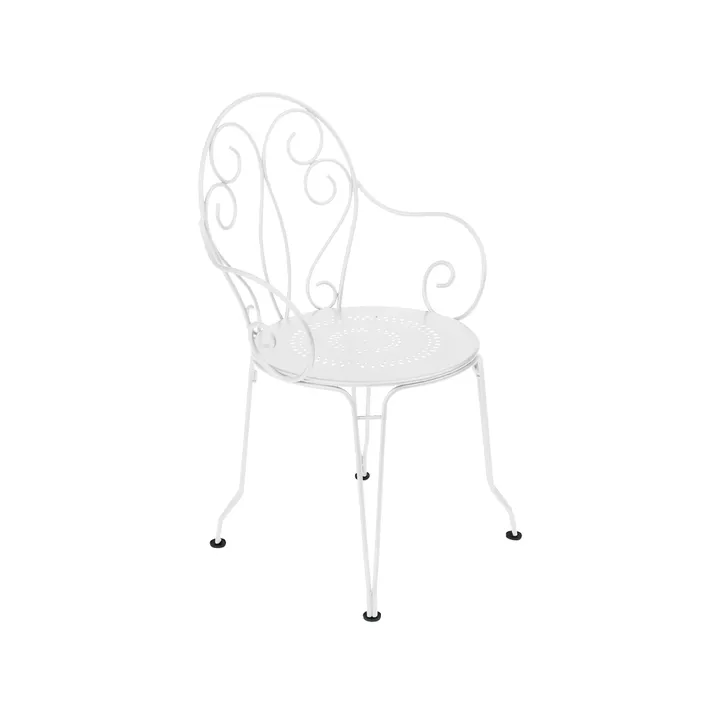 Montmartre stol med armlener - Cotton white (hvit) - Fermob