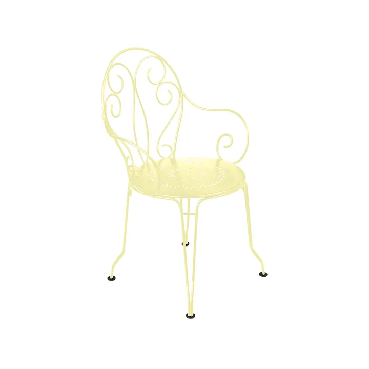 Montmartre stol med armlener - Frosted lemon - Fermob