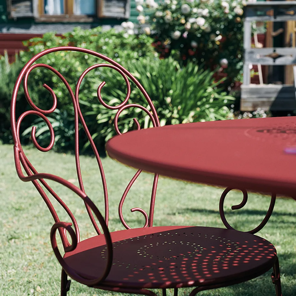 Montmartre stol med armlener, Frosted lemon Fermob