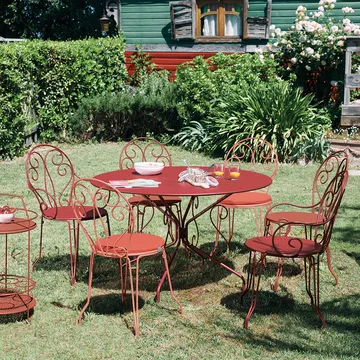 Montmartre stol med armlener - Rosemary (grønn) - Fermob