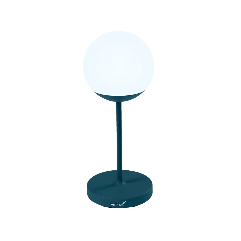 Mooon! bordlampe, Acapulco blue (blå), h.63 cm Fermob