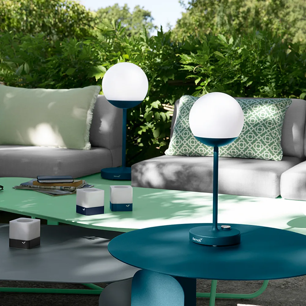 Mooon! bordlampe, Anthracite (grå), h.41 cm Fermob