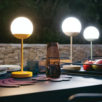 Mooon! bordlampe - Red ochre (rød), h.63 cm - Fermob