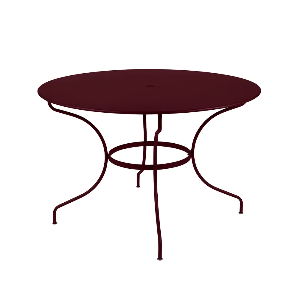 Opera+ bord Ø117 cm, Black cherry (vinrød) Fermob