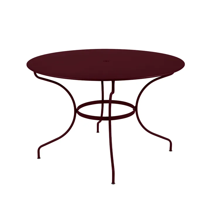 Opera+ bord Ø117 cm - Black cherry (vinrød) - Fermob