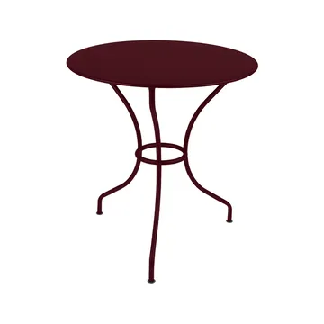 Opera+ bord Ø67 cm - Black cherry (vinrød) - Fermob