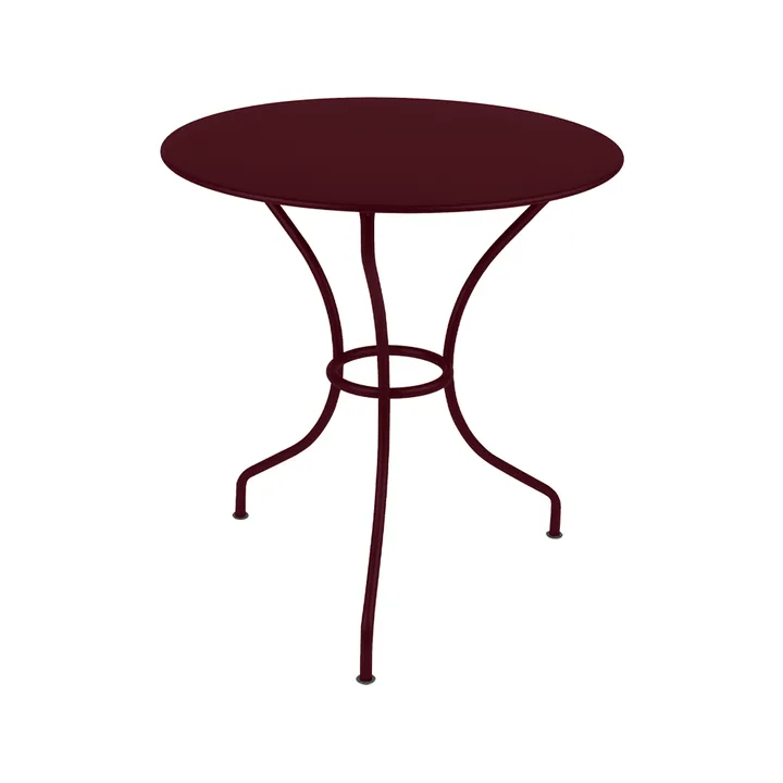 Opera+ bord Ø67 cm - Black cherry (vinrød) - Fermob