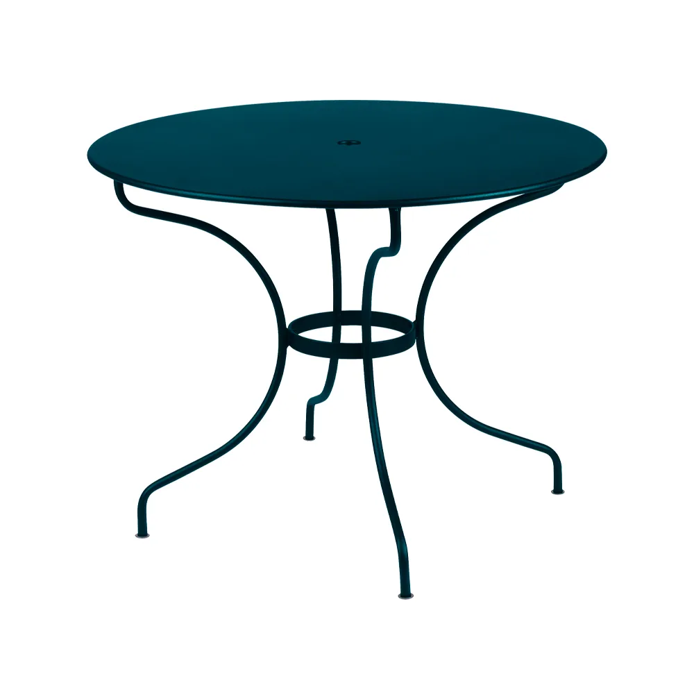 Opera+ bord Ø96 cm, Acapulco blue Fermob