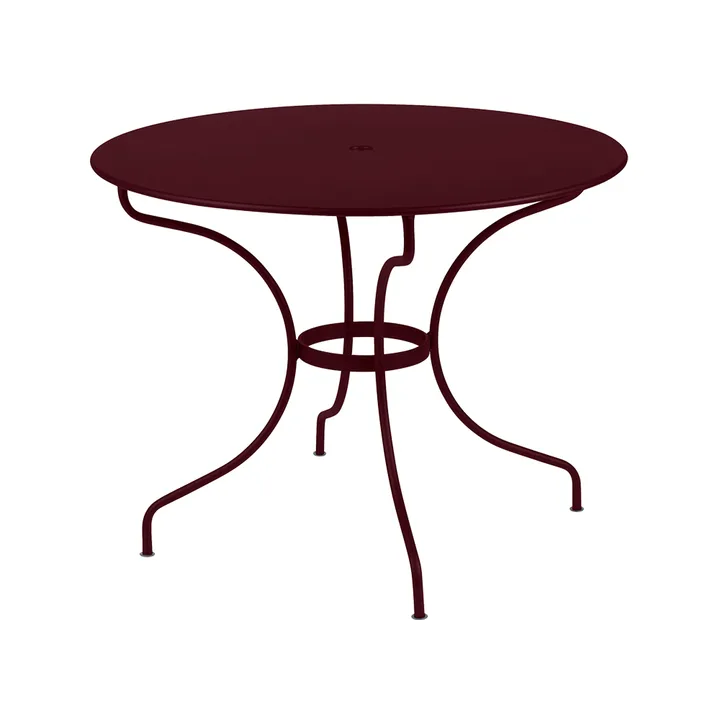 Opera+ bord Ø96 cm - Black cherry (vinrød) - Fermob