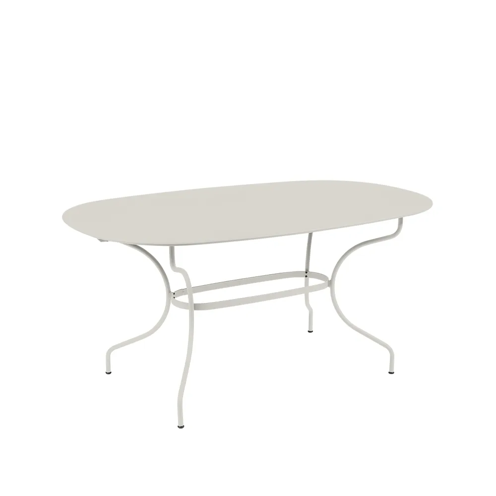 Opera+ bord, ovalt, Clay grey Fermob