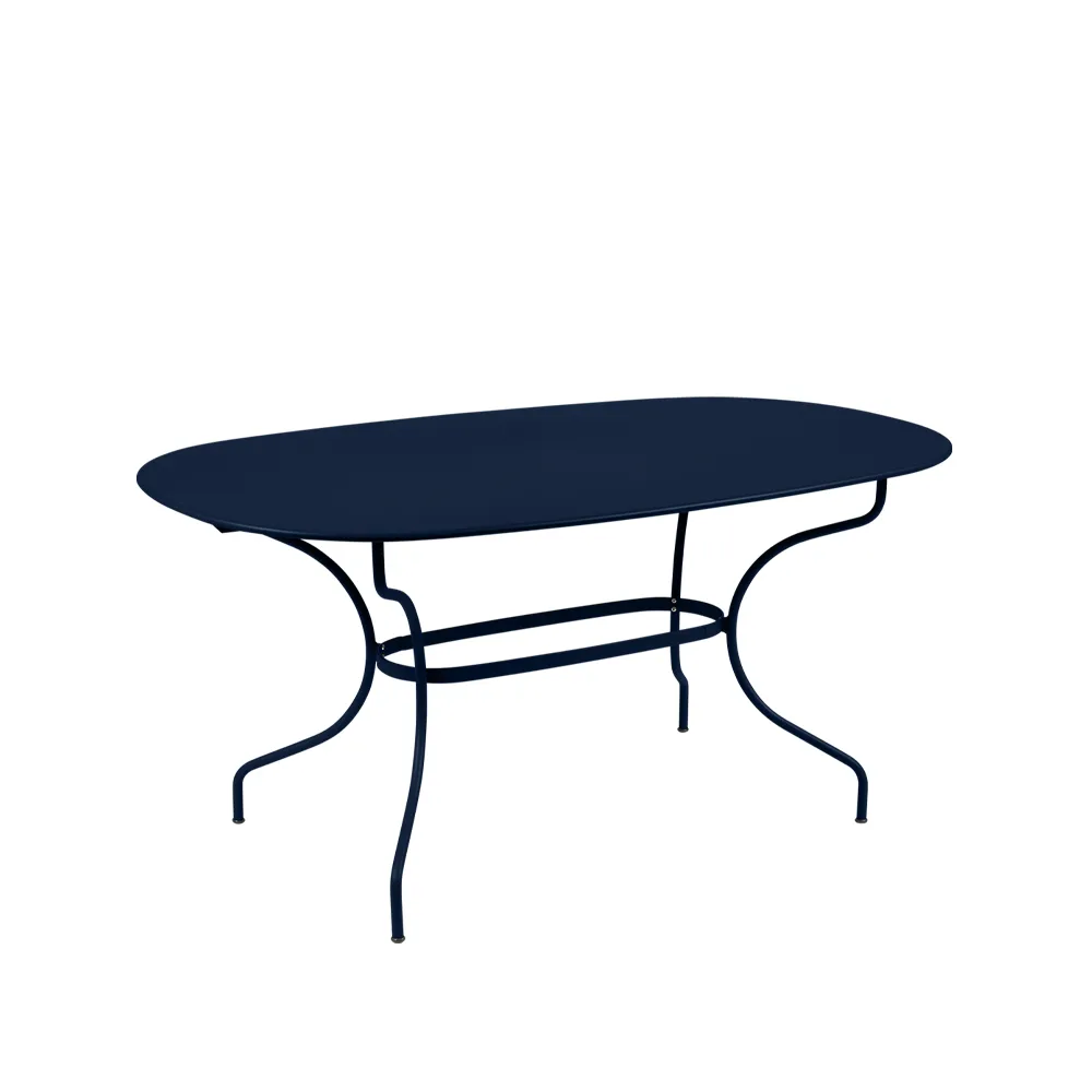 Opera+ bord, ovalt, Deep blue Fermob