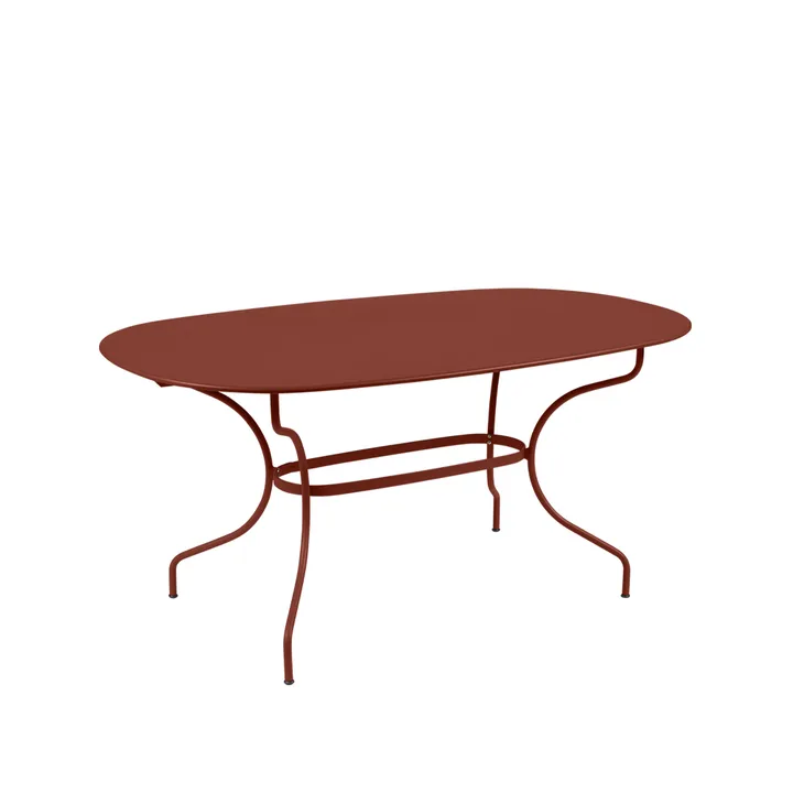 Opera+ bord, ovalt - Red ochre (rød) - Fermob