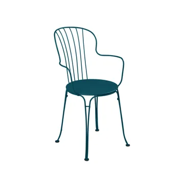 Opera+ stol med armlener - Acapulco blue - Fermob