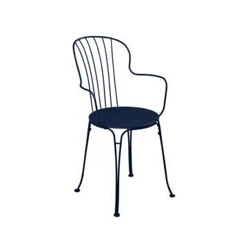 Opera+ stol med armlener - Deep blue (blå) - Fermob