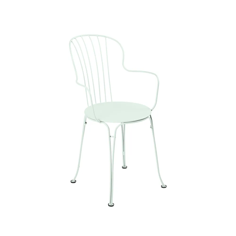 Opera+ stol med armlener, Ice mint Fermob