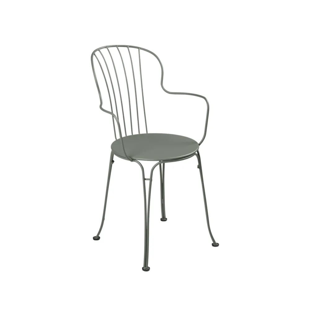 Opera+ stol med armlener, Rosemary Fermob