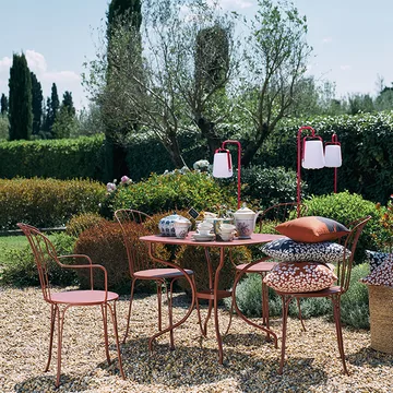 Opera+ stol med armlener - Storm grey - Fermob