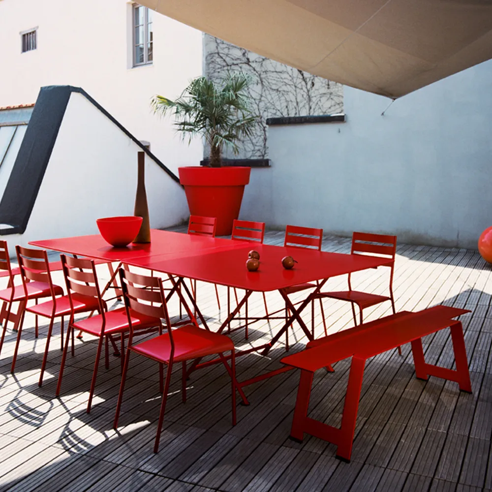 Origami benk, Acapulco blue Fermob