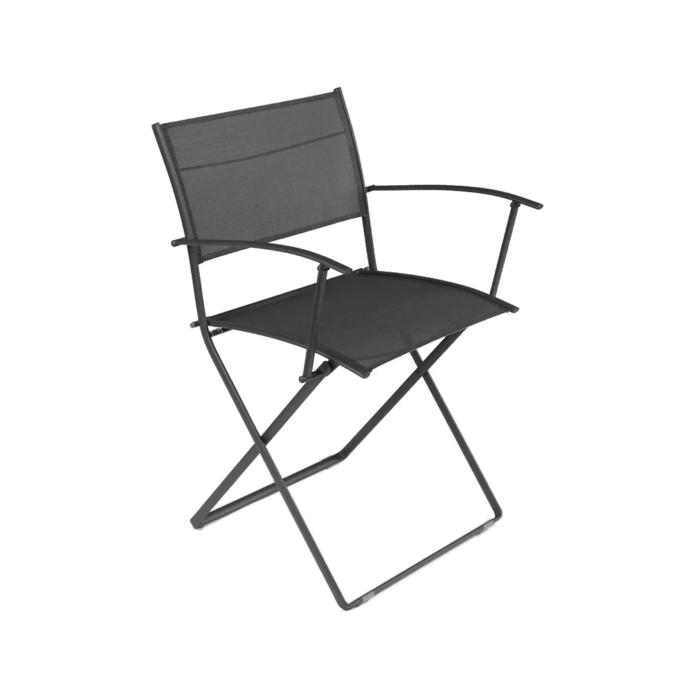Plein Air stol med armlener, Anthracite (grå) Fermob