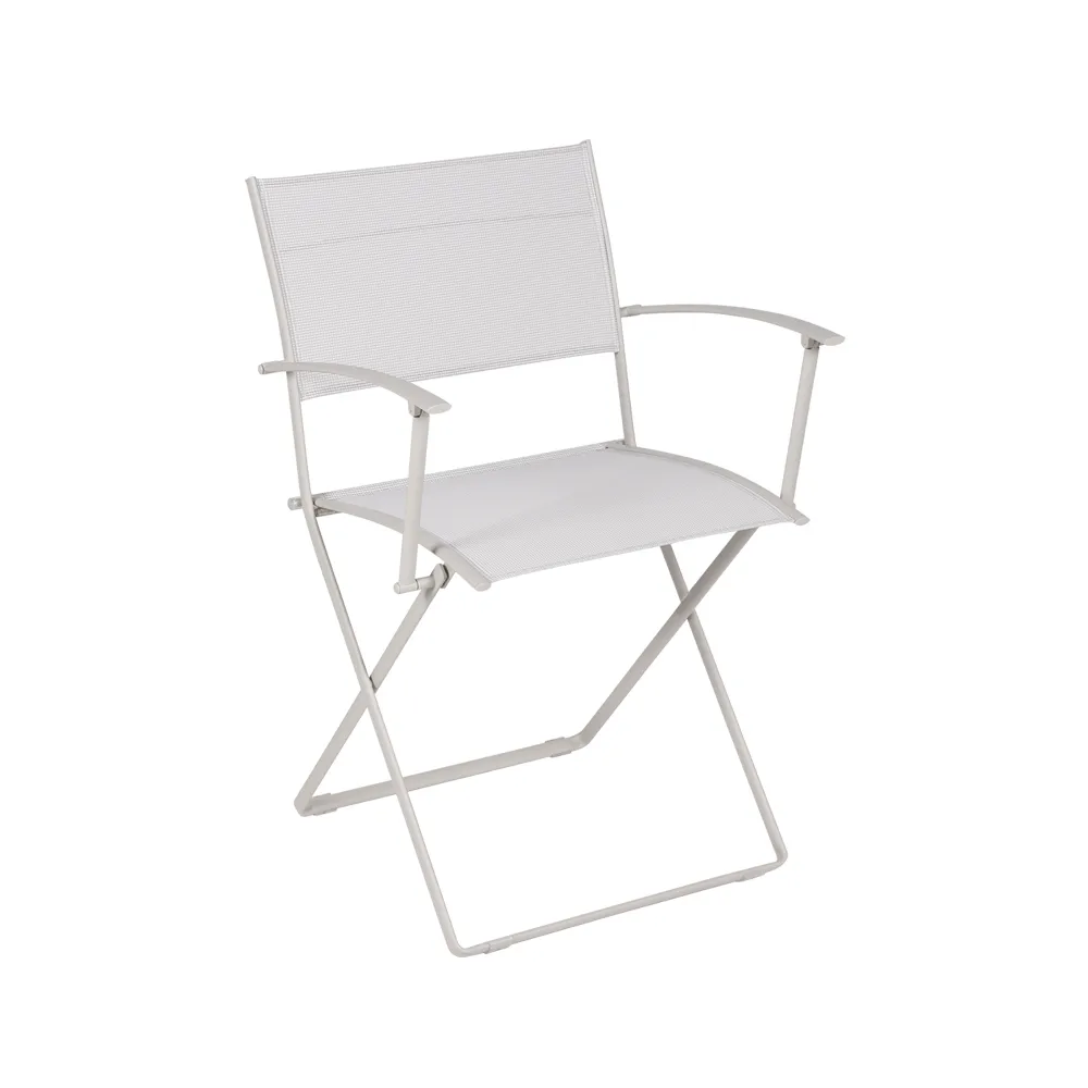 Plein Air stol med armlener, Clay grey Fermob