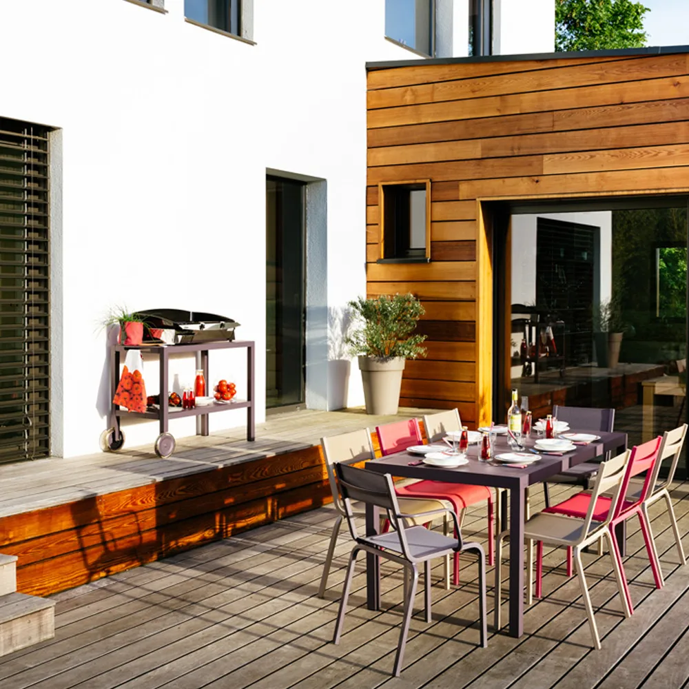 Quiberon serveringsvogn, Black cherry Fermob